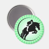 Lime Green Equestrian Magneet (Voorkant / Achterkant)