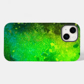 Lime Green Forest Glitter iPhone Mate Stoer Hoesje (Achterkant (horizontaal))