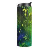 Lime Green Forest Glitter Thermische Tumbler 12oz Thermosbeker (Gedraaid links)