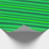 Lime Green Forest Green St Patrick's Day voor gami Cadeaupapier (Hoek)