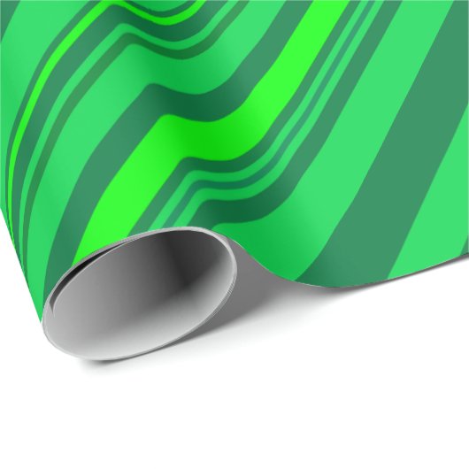 Lime Green Forest Green St Patrick's Day voor gami Cadeaupapier (Rol Hoek)