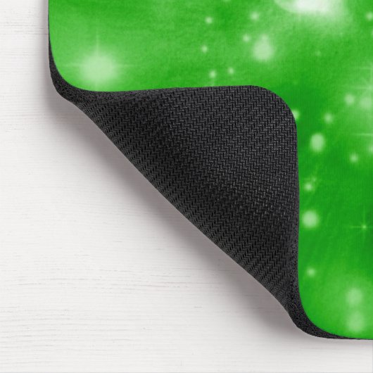 Lime Green Galaxy Burst Muismat (Hoek)