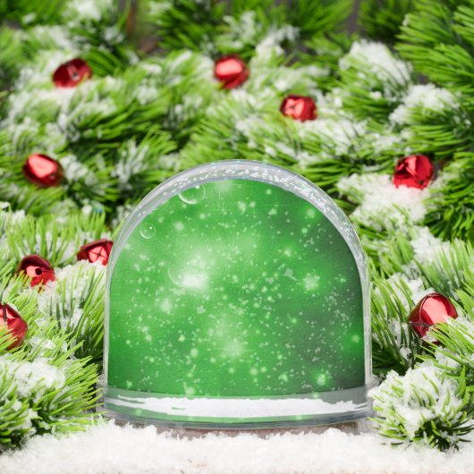 Lime Green Galaxy Burst Sneeuwbol (Kerstmis)