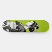 Lime Green Geisha Persoonlijk Skateboard (Horizontaal)