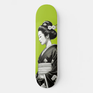Lime Green Geisha Persoonlijk Skateboard