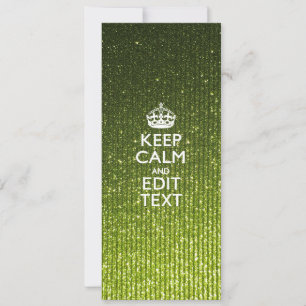 Lime Green Glamor Keep Calm Gezegde