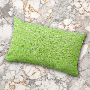 Lime Green Glass Pillow Kussen