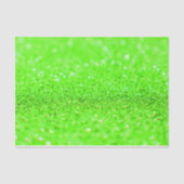 Lime Green Glitter Design Tissue Paper Tissuepapier (Voorkant)