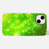 Lime Green Glitter iPhone/iPad Mate Stoer Hoesje (Achterkant (horizontaal))