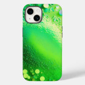 Lime Green Glitter iPhone Mate Stoer Hoesje (Achterkant)