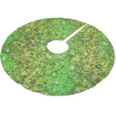Lime Green Glitter Kerstmis Magic Sparkle Kerstboom Rok (Gekanteld)