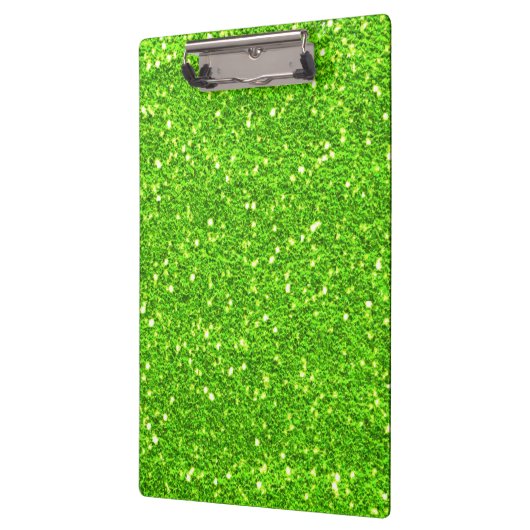 Lime Green Glitter-klembord Klembord (Links)