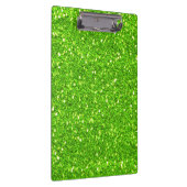Lime Green Glitter-klembord Klembord (Rechts)