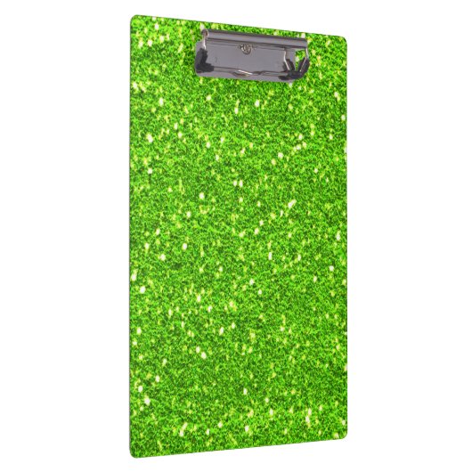 Lime Green Glitter-klembord Klembord (Rechts)