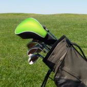 Lime Green Golfheadcover (Insitu)