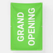 Lime Green Grand Opening Banner (Verticaal)