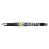 Lime Green Greek Key Photo Collage Pen (Voorkant)