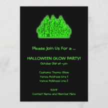 Lime Green Halloween Glow Party