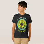 Lime green Happy Halloween custom T-Shirt (Voorkant volledig)