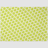 Lime Green Hearts Modern Sweet Love Notes Fun Tissuepapier (Voorkant)