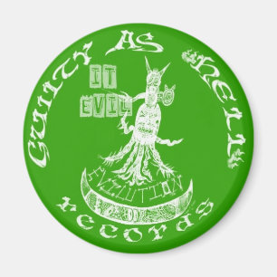 LIME GREEN "IT Evil" Magneet