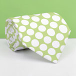 Lime Green Jumbo Polka Dots Custom Necktie Stropdas<br><div class="desc">Make a bold statement with this custom necktie featuring vibrant jumbo polka dots. Perfect for adding a touch of playful elegance to any outfit, this necktie is a unique and eye-catching accessory that’s sure to turn heads. Whether you’re dressing up for a special occasion or adding some personality to your...</div>