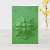 Lime Green Kaart (Gele Bloem)