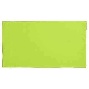 Lime Green King Size Pillow Hoesje Paar Kussensloop