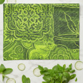 Lime Green Kitchen Towels Theedoek (Gevouwen)