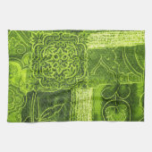 Lime Green Kitchen Towels Theedoek (Horizontaal)