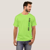 Lime Green Kite Surf Life Gone Knoboarding T-shirt (Voorkant volledig)