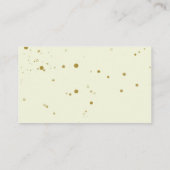 Lime Green Lamb Sheep Baby shower Dank u Informatiekaartje (Achterkant)