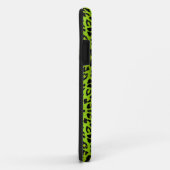 Lime Green Leopard en Zebra Custom Animal Print Case-Mate iPhone Case (Achterkant/rechts)