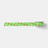 Lime Green LOVE Satijnen Lint (Voorkant)