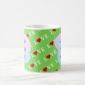 Lime Green LOVE Stijlvol Koffiemok (Center)