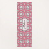 Lime Green Mandala Persoonlijke Yoga Mat (Voorkant)