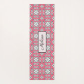 Lime Green Mandala Persoonlijke Yoga Mat (Achterkant)