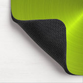 Lime Green Metallic look Mousepad Muismat (Hoek)