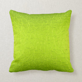 Lime Green Modern Abstracte achtergrond Kussen