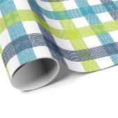 Lime Green, Navy en Turquoise Blue Pset Cadeaupapier (Rol Hoek)