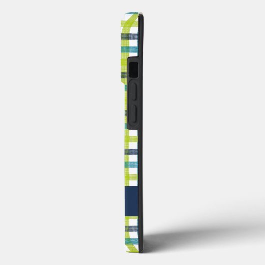 Lime Green, Navy en Turquoise Blue Pset Case-Mate iPhone Case (Achterkant / Links)