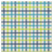 Lime Green, Navy en Turquoise Blue Pset Stof (Swatch)