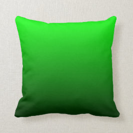 Lime Green Ombre Kussen