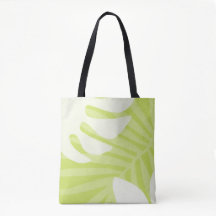 Lime Green Palm Leaves Tas