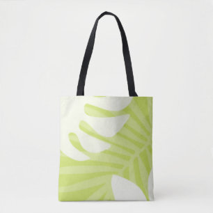 Lime Green Palm Leaves Tas