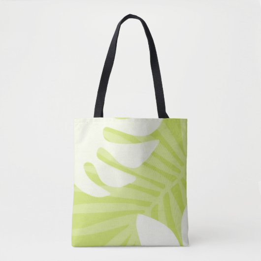 Lime Green Palm Leaves Tas (Voorkant)