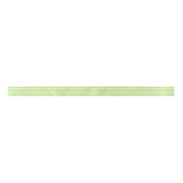 Lime Green Pinstripe Satin Ribbon Satijnen Lint