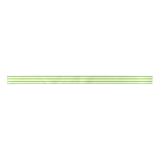 Lime Green Pinstripe Satin Ribbon Satijnen Lint (Voorkant)