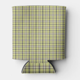 Lime Green Plaid Classic Pattern Retro Blikjeskoeler