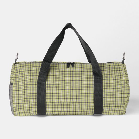 Lime Green Plaid Classic Pattern Retro Plunjezak (Achterkant)